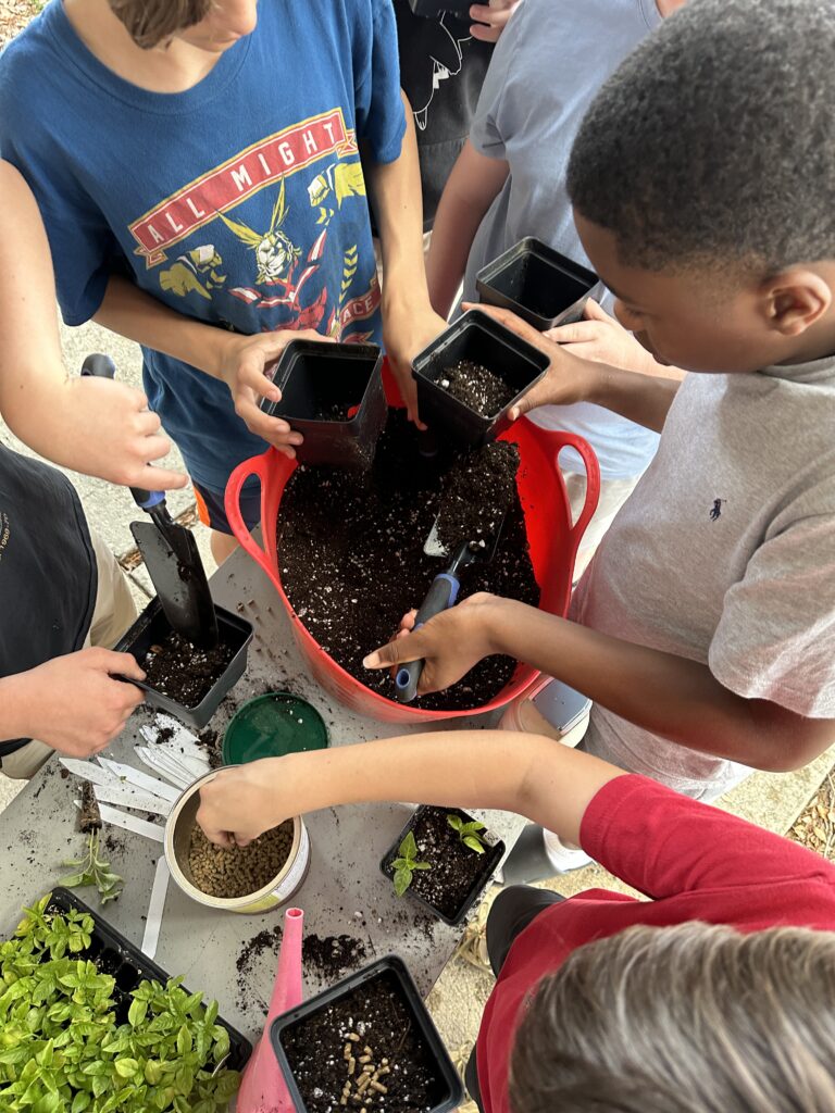 gardening with kids